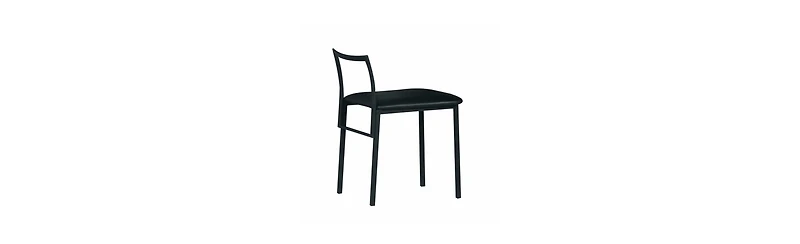 Faux Leather Upholstered Side Chair – Modern and Durable