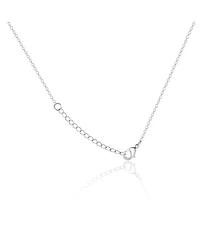 Jessica Simpson Pearl & Crystal Drop Necklace