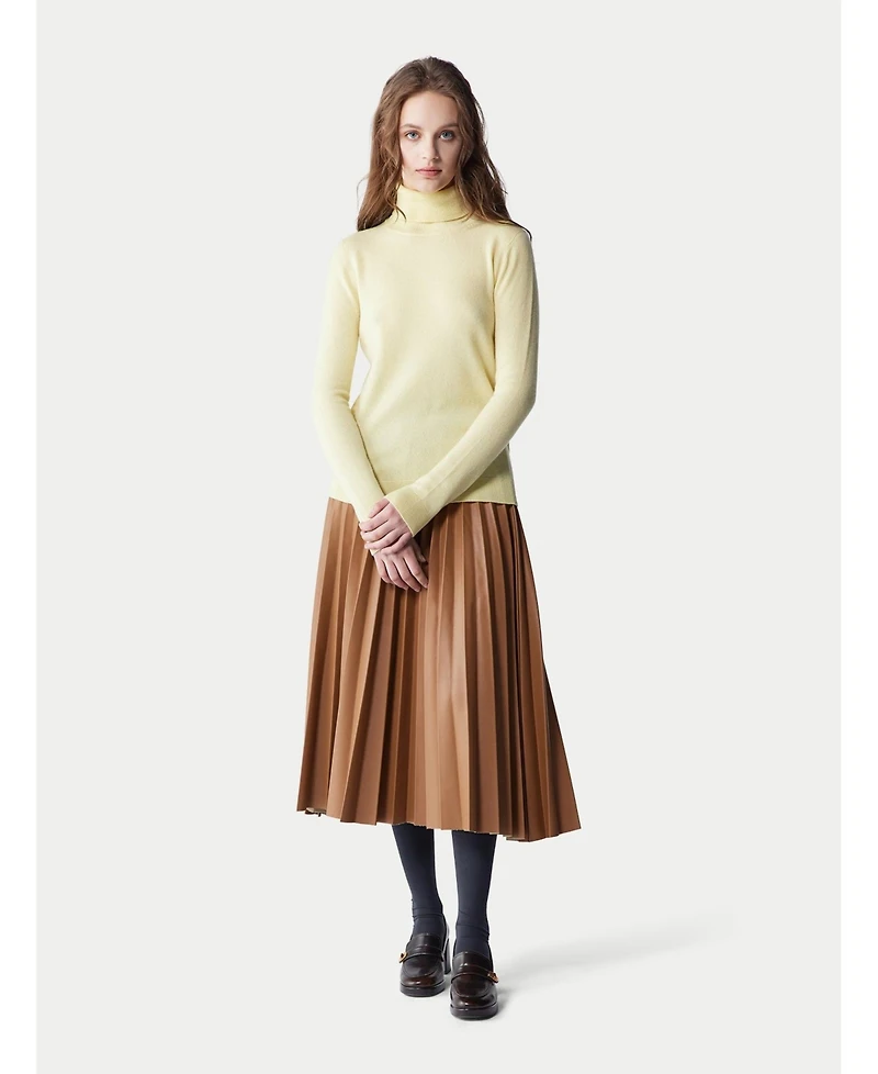 Gobi Cashmere Women's Essential Turtle Neck Sweater