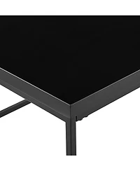 Modern Square End Table with Sturdy Design for Small Spaces