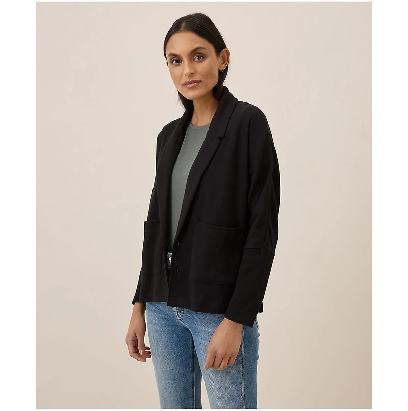 Pact Women's Organic Cotton Airplane Relaxed Blazer