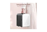 Zafro Mini Fridge with Led Mirror, Makeup