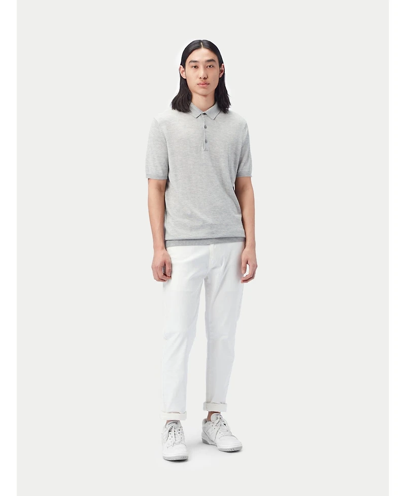 Gobi Cashmere Men's Cashmere Silk Polo Shirt