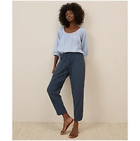 Pact Women's Organic Cotton Coastal Double Gauze Tapered Pull-On Pant
