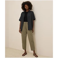 Pact Women's Organic Cotton Coastal Double Gauze Tapered Pull-On Pant