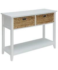 Solid Wood Console Table – Stylish Entryway, Living Room, or Hallway Accent Table with Durable Construction