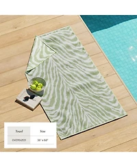 Linery & Co. 100% Cotton Oversized Summer Beach Towels