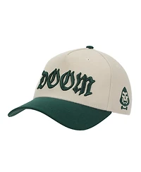 Marvel Men's Universe Dr. Doom Off-white & Green A-Frame Snapback Hat