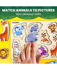 Quokka Wooden Puzzles for Toddlers 3-5 - Games Children's Learning