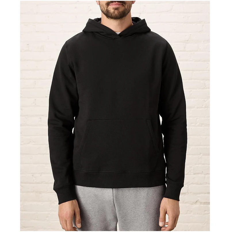 Pact Men's Organic Cotton Cloud Brushed Fleece Pullover Hoodie