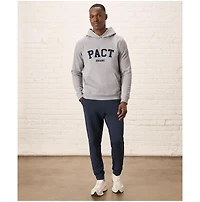 Pact Men's Organic Cotton Cloud Brushed Fleece Graphic Hoodie