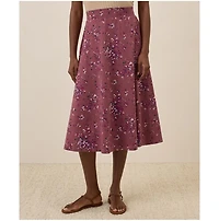 Pact Women's Organic Cotton Fit & Flare Midi Skirt