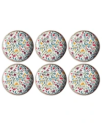 Abode Homewares Garden Vines 6-Pc. Salad Plates, Service For 6