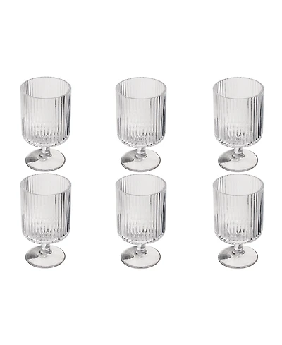 Abode Homewares Party Sleeve Stemless Glasses, Set of 6