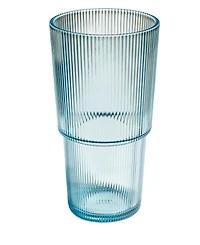 Abode Homewares Fine Ribbed Jumbo Glasses, Set of 6