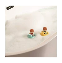 Sperric Toddler Pull & Go Wind-Up Surfboat for Kids, Floating Bath & Pool Toy, Auto-Paddling Water Play, Engaging & Durable Ages 1-4