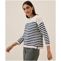 Pact Women's Organic Cotton Classic Fine Knit Wide Neck Sweater
