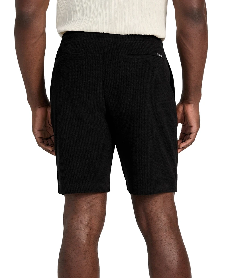 Guess Men's Baron Textured Knit Shorts