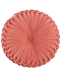 Levtex Eleni Button Tufted Decorative Pillow, 16" Round