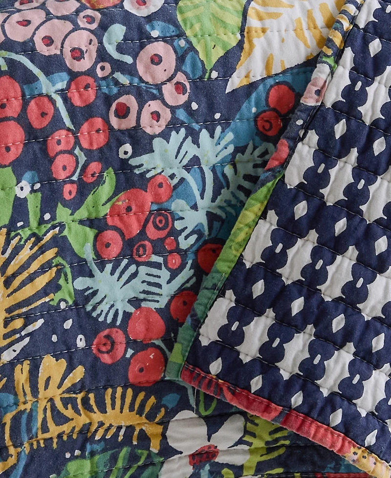 Levtex Night Garden Reversible Quilted Throw, 50" x 60"