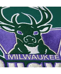 Mitchell & Ness Men's Hunter Green Milwaukee Bucks Hardwood Classics Team Origins Fleece Pullover Hoodie