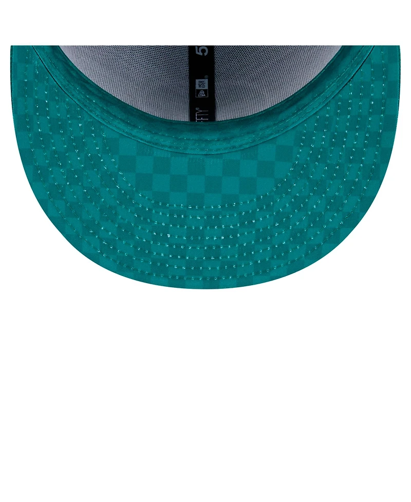 New Era Men's Green York Jets Checkered 59FIFTY Fitted Hat
