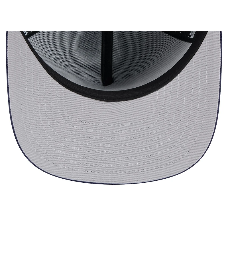 New Era Men's Navy Chicago Bulls Colorpack A-Frame Pinch Front 59FIFTY Fitted Hat