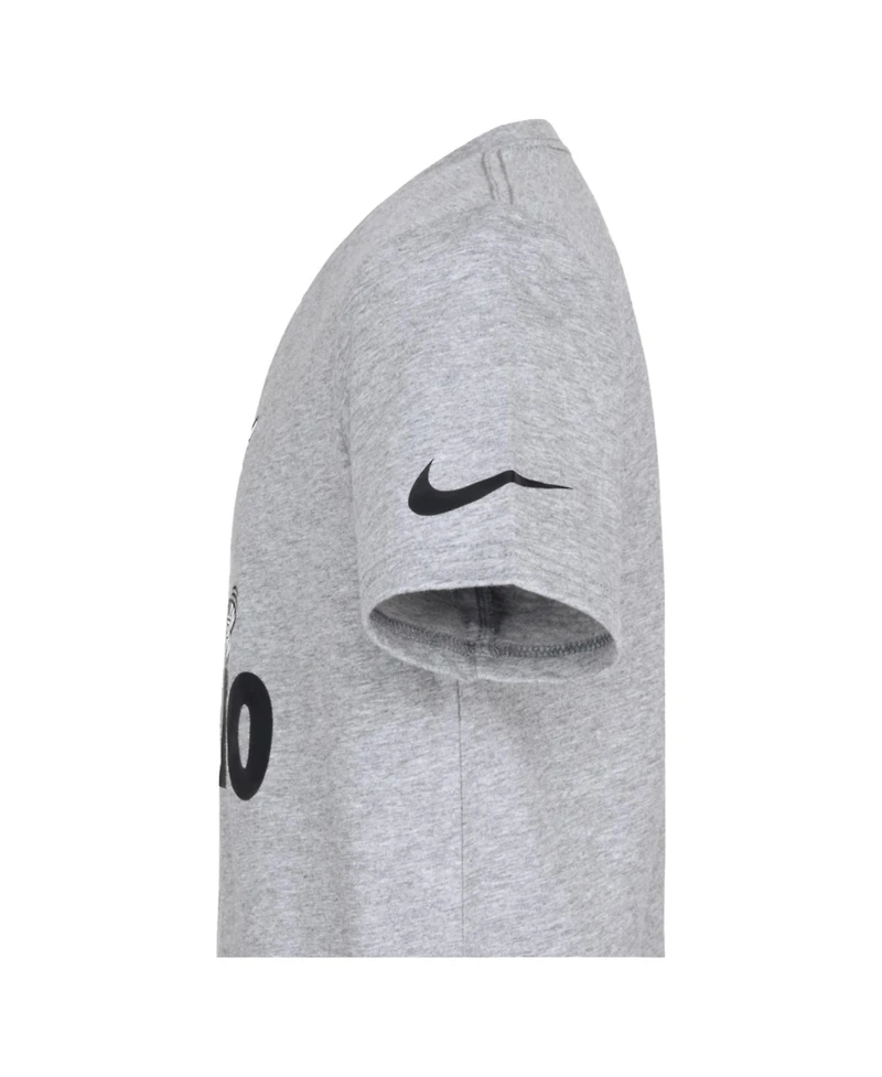 Nike 3BRAND by Russell Wilson Big Boys and Girls Gray Tempo Ballers T-Shirt