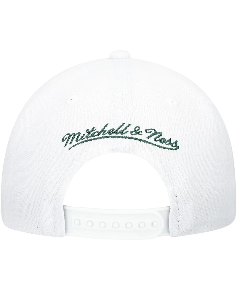 Mitchell & Ness Big Boys and Girls White Boston Bruins After Shock Snapback Hat