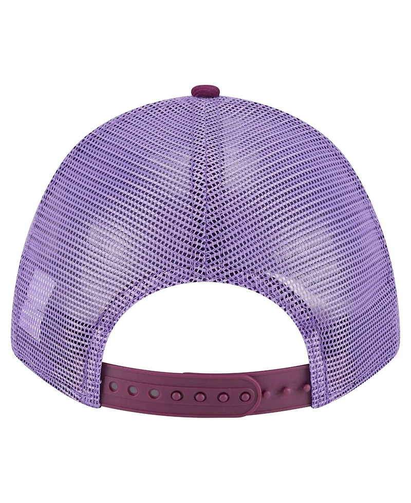 New Era Men's Purple Joker Tonal 9FORTY Adjustable Trucker Hat