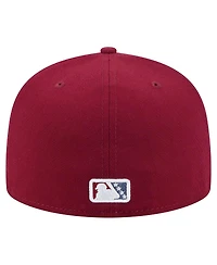 New Era Men's Burgundy Frisco RoughRiders Authentic Collection 59FIFTY Hat
