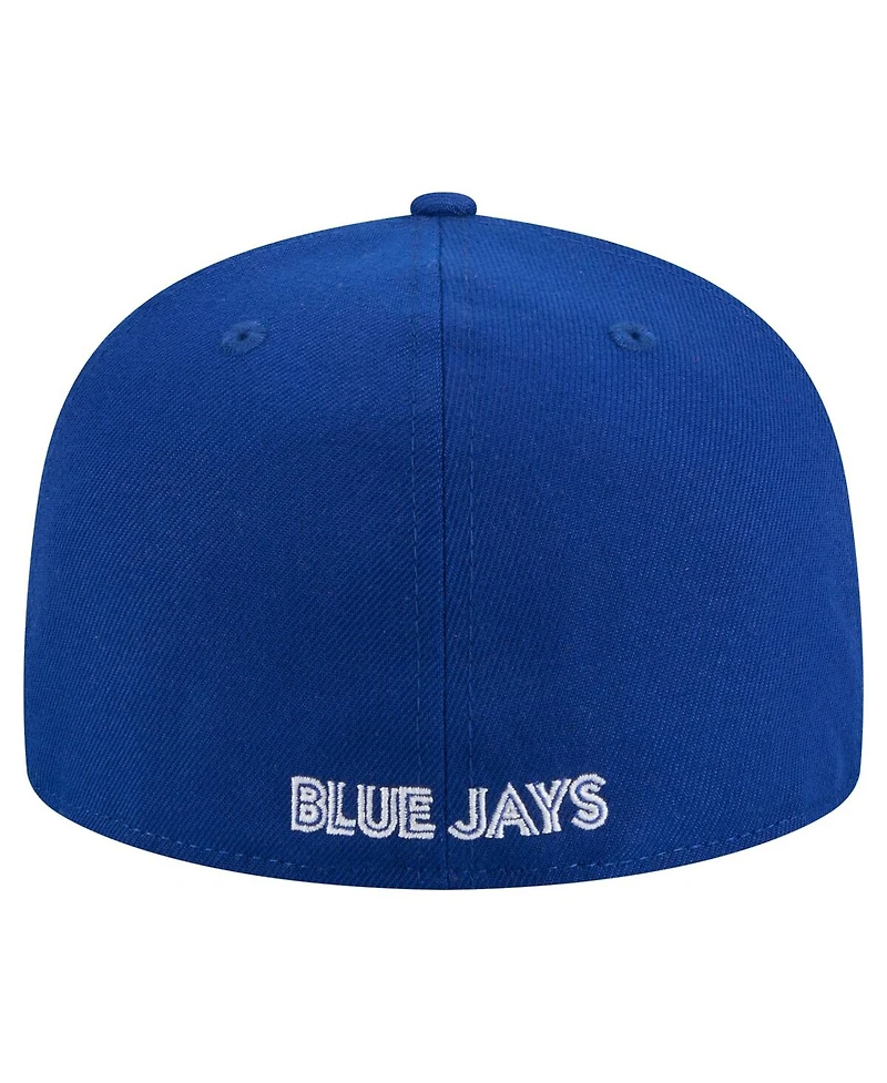 New Era Men's Royal Toronto Blue Jays Overlap 59FIFTY Hat
