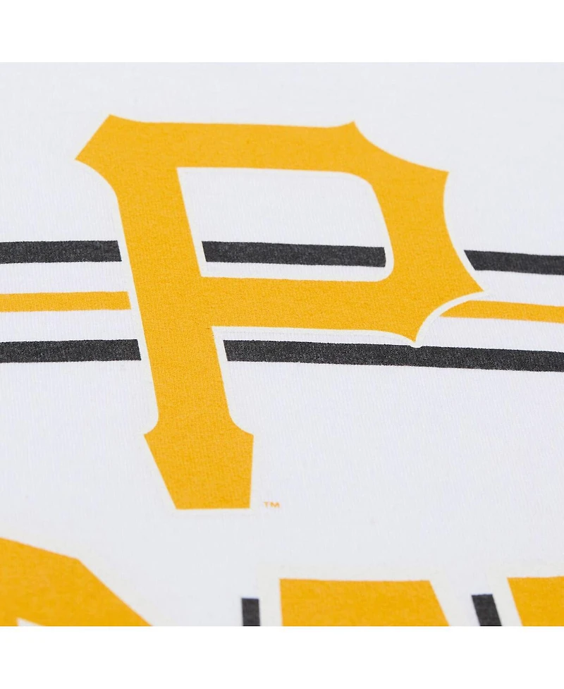 Mitchell & Ness Men's White Pittsburgh Pirates Cooperstown Collection Team Origins Premium T-Shirt