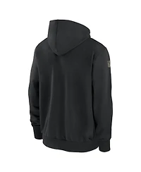 Nike Men's Black New Orleans Saints Sideline Performance Full-Zip Hoodie Sweatshirt