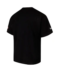 Virtual Thread Men's Black Wolverine Dekryptic Deadpool Oversized Fit and Heavy Wash T-Shirt