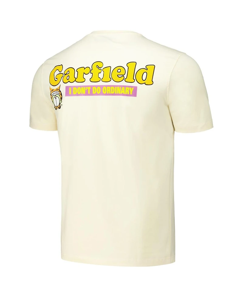 Freeze Max Men's Cream Garfield Upside Down T-Shirt
