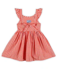 Garb Toddler Girls Orange Florida Gators Constance Gingham Dress