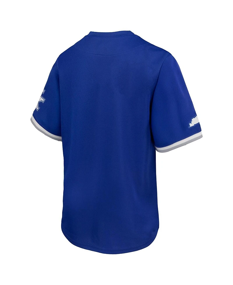 Nike Big Boys and Girls Royal Kentucky Wildcats Limited Baseball Jersey