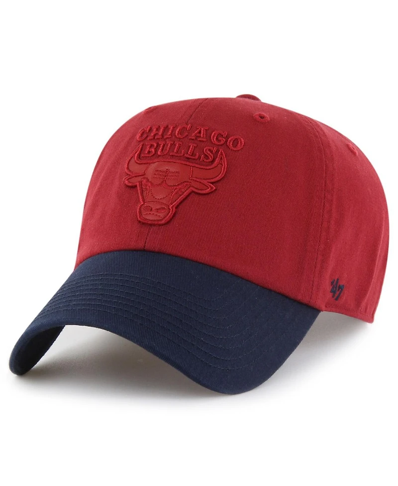 '47 Brand Men's x Tommy Hilfiger Red/Navy Chicago Bulls Courtside Cleanup Adjustable Hat