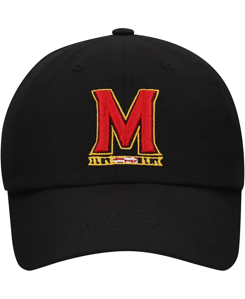 Top of the World Men's Black Maryland Terrapins Staple Adjustable Hat