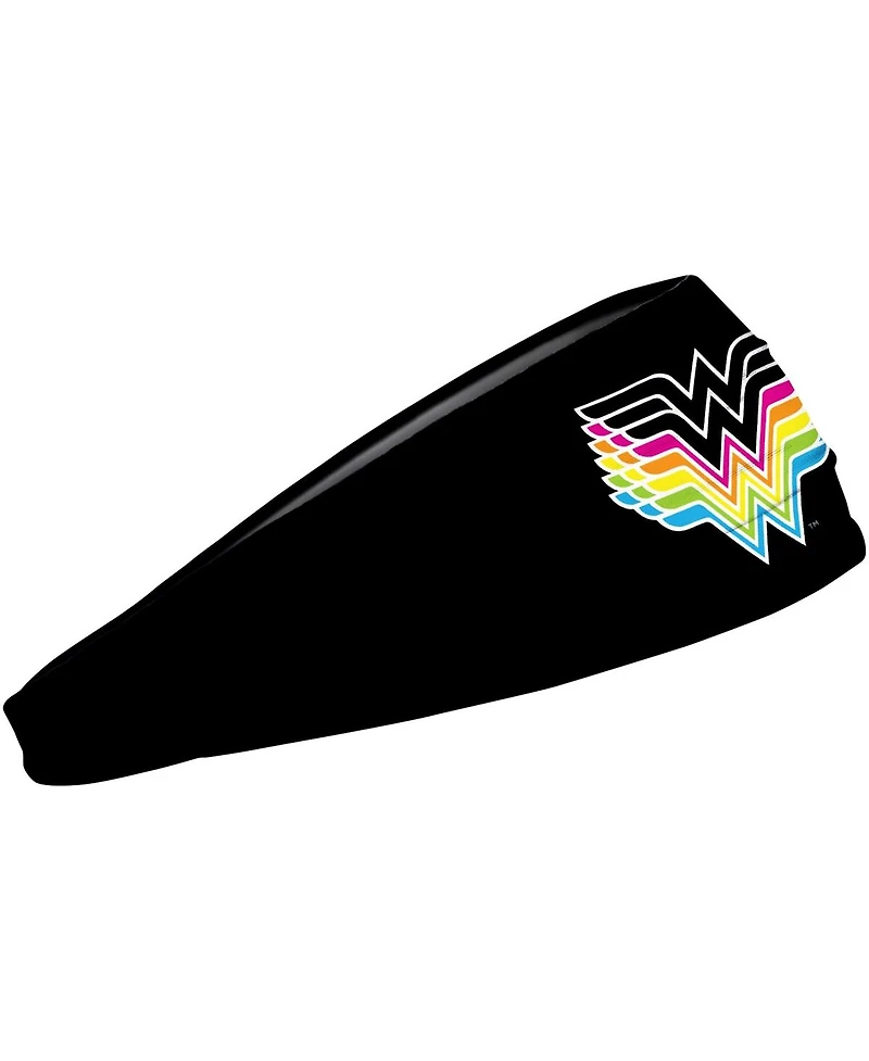 Junk Brands Men's and Women's Wonder Woman Rainbow Logo Headband