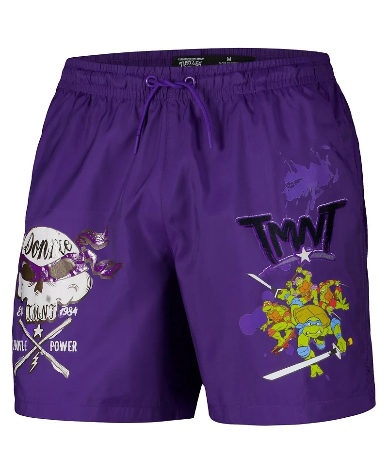 Freeze Max Men's Donatello Purple Teenage Mutant Ninja Turtles Turtle Power Shorts
