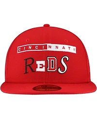 New Era Men's Red Cincinnati Reds Ransom 59FIFTY Hat