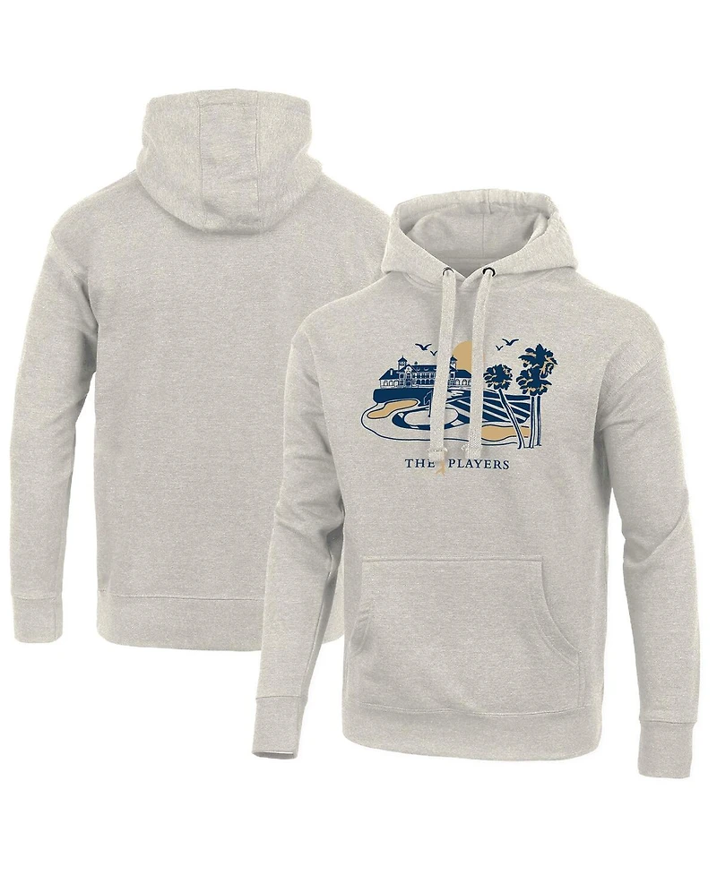 Ahead Men's Cream The Players Hank Pullover Hoodie