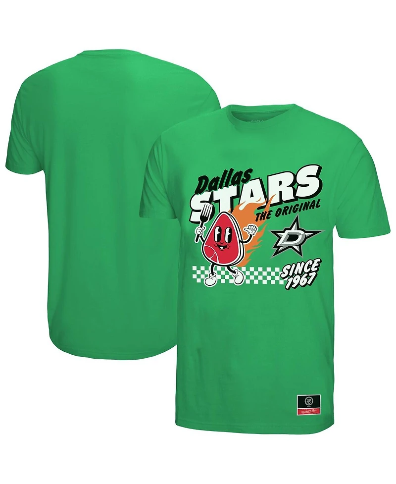 Mitchell & Ness Men's Kelly Green Dallas Stars Local Food T-Shirt