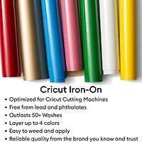 Cricut Explore 4 Cutting Machine with Vinyl and Iron-On Sheets Bundle