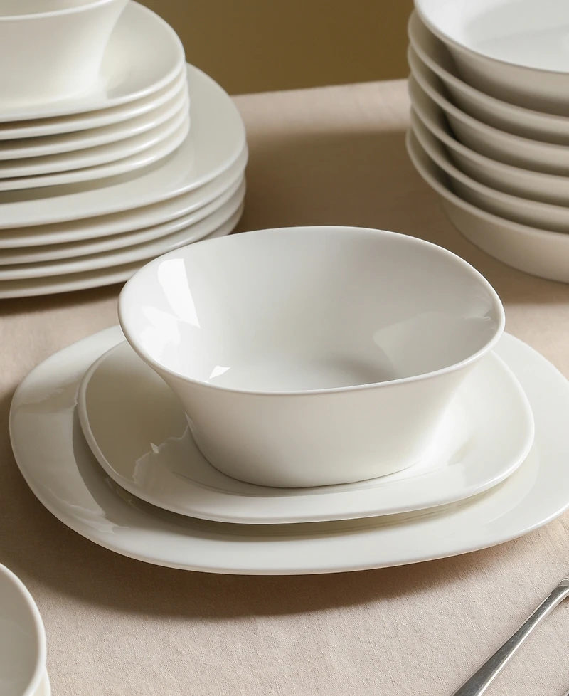 Stone Lain Quadro Dinner Plates, Set of 4