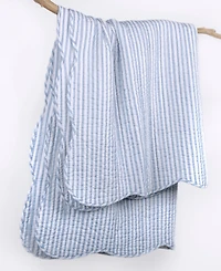 Levtex Martha Stripe Reversible Quilted Throw, 50" x 60"