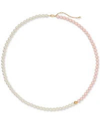 kate spade new york Pearlie Bead & Imitation Pearl Necklace, 34" + 3" extender