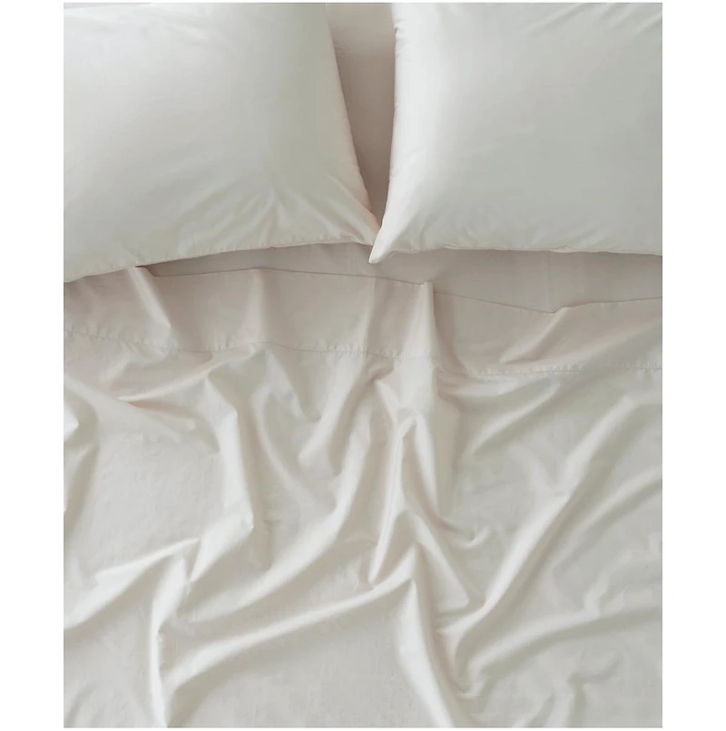Organic Cotton Cool-Air Percale Flat Sheet - King
